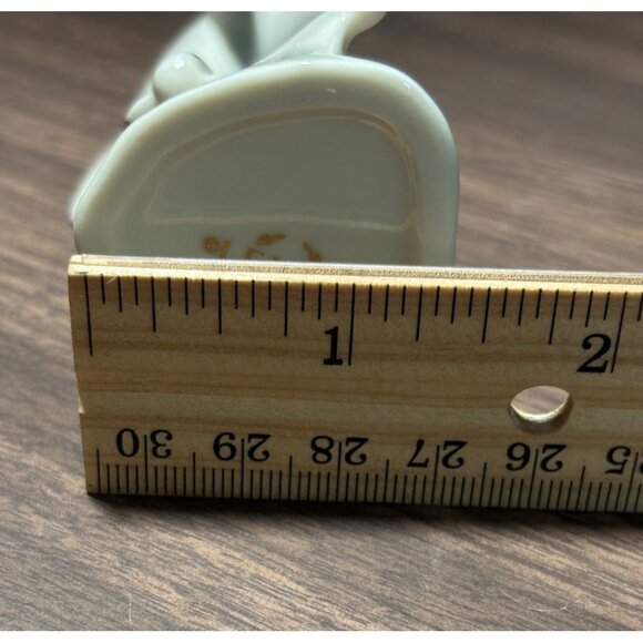 Lenox Handcrafted Porcelain Dolphin Figurine in Cream & Gold Vintage 1990 - Picture 7 of 9